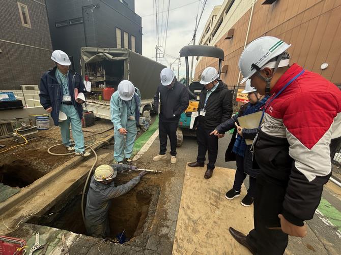 草の根技術協力における本邦研修の様子