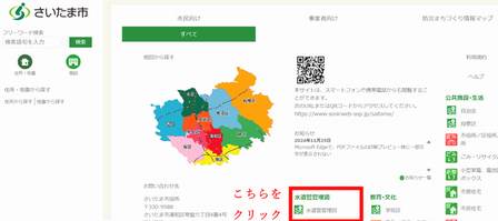 地理情報TOP画面