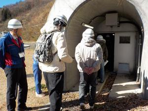 リムトンネル見学の様子