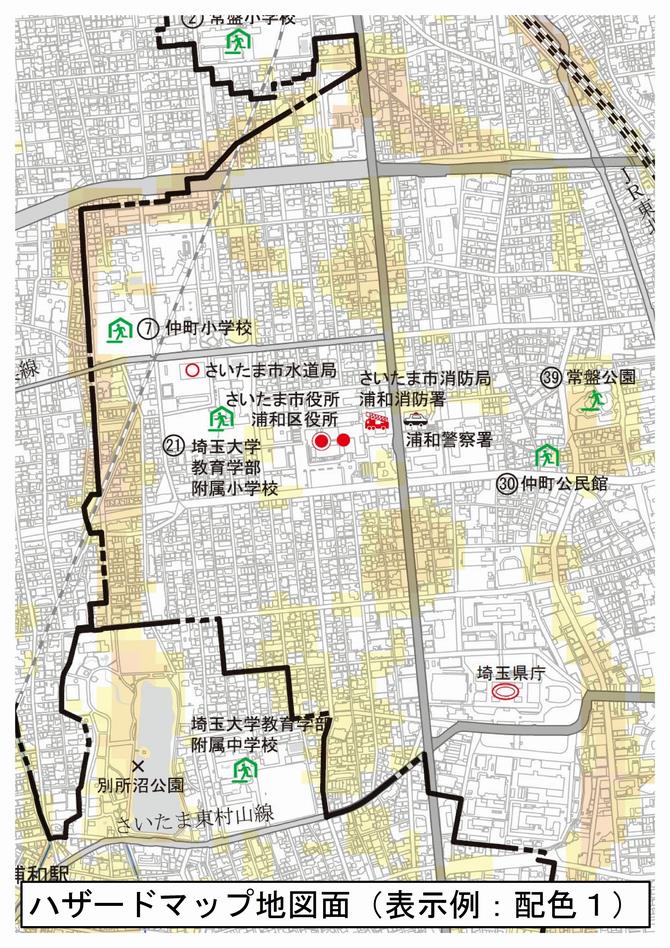 地図面（配色1）