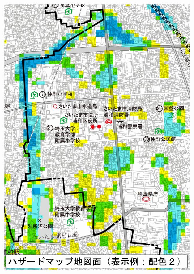 地図面（配色2）