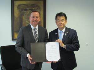 イクレイ事務局長訪問