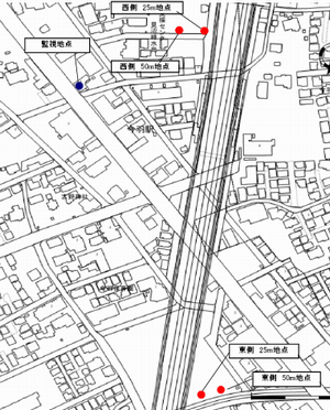 調査地点図