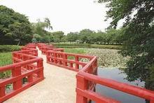 岩槻城址公園の「八ツ橋」
