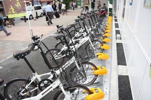 大宮駅東口にサイクルポートが設置されました