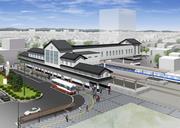 岩槻駅東口完成イメージ図