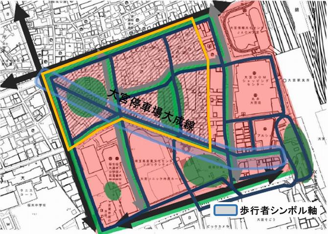 まちづくり方針図