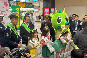 交通安全キャンペーンの様子2