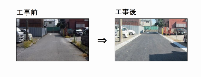 工事事例の写真
