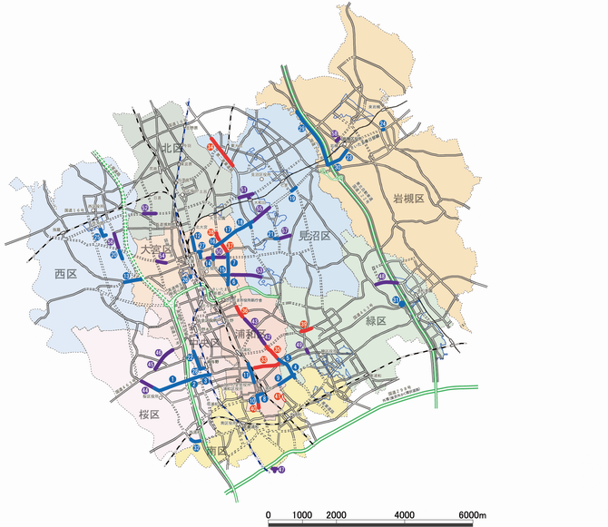 道路整備状況図