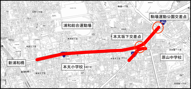 本太工区案内図