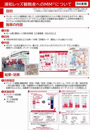 浦和レッズ観戦者へのMM