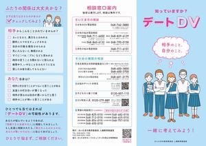 デートＤＶリーフレット（表）