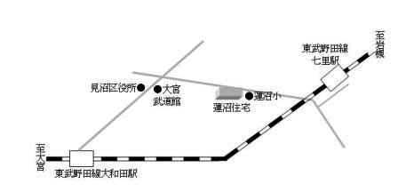 蓮沼住宅案内図