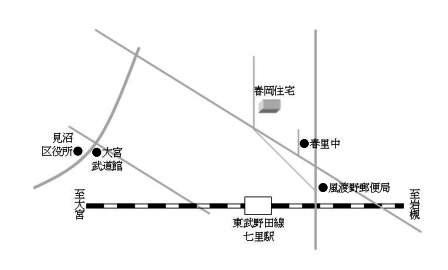 春岡住宅案内図