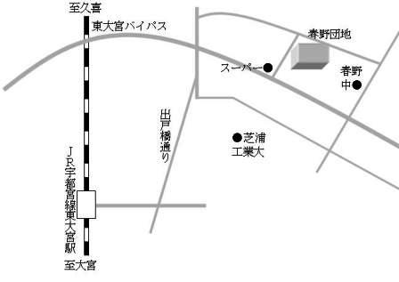 春野団地案内図