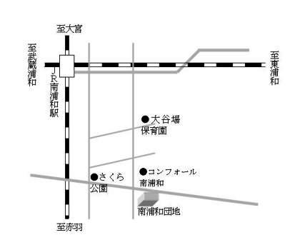 南浦和案内図