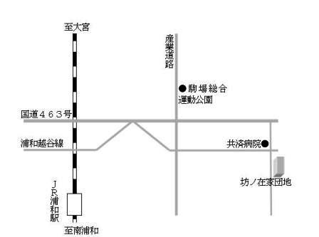 坊ノ在家団地案内図