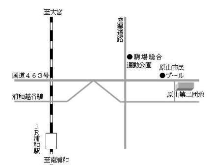 原山第二団地案内図