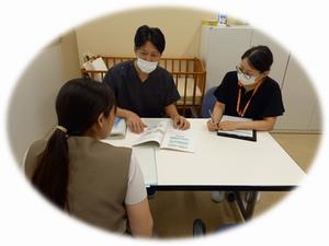 アレルギー相談の様子