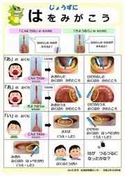 歯のみがき方ポスター