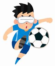 ブラインドサッカーのイラスト