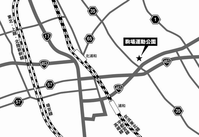 駒場運動公園地図