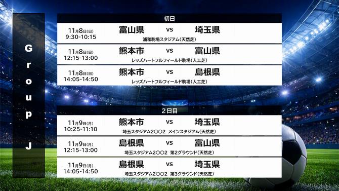グループJ試合日程