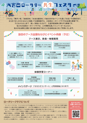 共生フェスタ（裏）