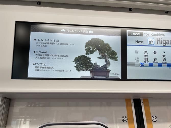 東武トレインビジョン（アーバンパークライン野田線）