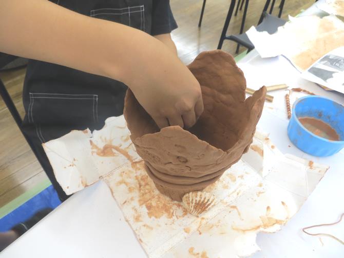 縄文土器づくり
