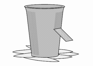 埴輪の仕上げ