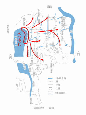 与野領絵図解説