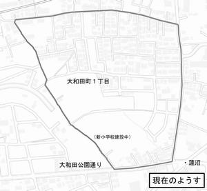 大和田村地籍図位置図