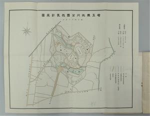 埼玉県氷川公園改良計画図