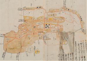 武州足立郡丸ケ崎村色絵図覚