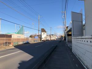 岩槻道（大和田小学校付近）