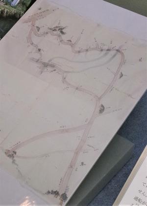 岩槻宿より原市村まで道法絵図
