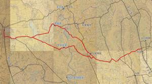 川越道の推定経路