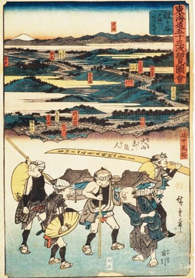 東海道五十三次細見図会
