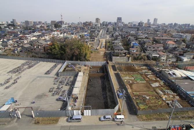 遺跡遠景
