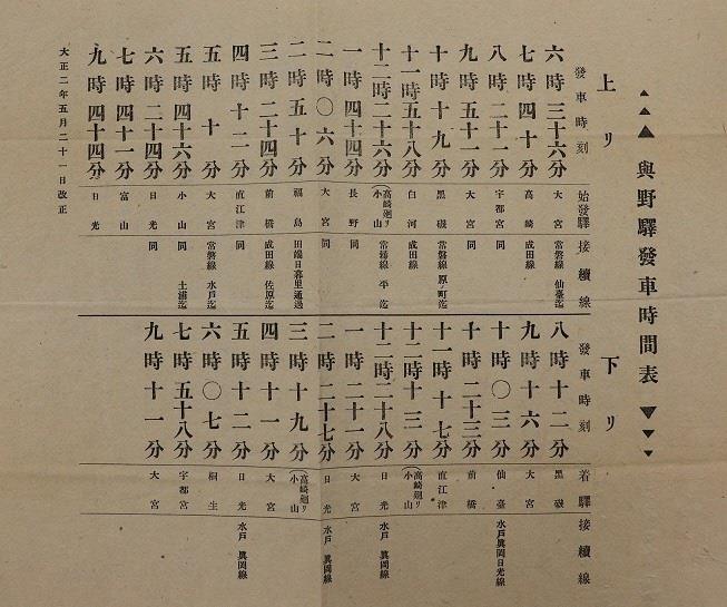 時刻表