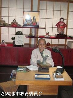 江戸木目込人形・保持者の写真