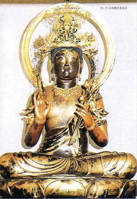 さいたま市／文化財紹介 長伝寺木造聖観音坐像