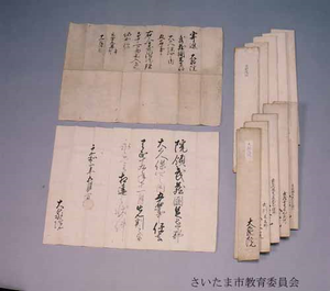 大泉院寺領寄進状及び朱印状