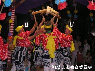 指扇の餅搗き踊りの写真