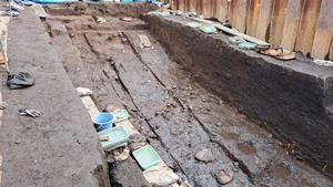 斜面部遺物出土状況（20241031）