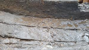 斜面部遺物出土状況（20241031）