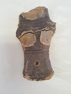 後期中葉加曽利B式の土偶(前面)