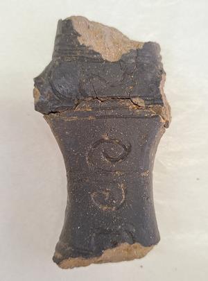 後期中葉加曽利B式の土偶(背面)